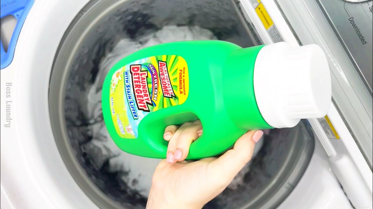 Washer overload Bleach