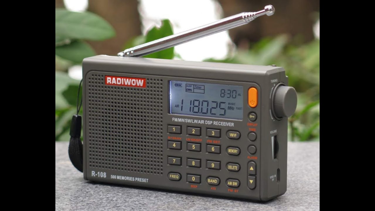 Let's try a Radiwow R -108  bandscan.