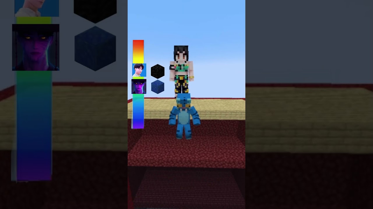 Kpop Demon Hunters VS FAKE Rainbow Drop! #minecraft
