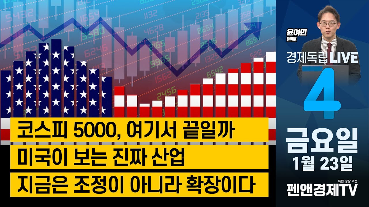 코스피 5000, 여기서 끝일까 / 미국이 보는 진짜 산업 / 지금은 조정이 아니라 확장이다 [ 윤여민 멘토 | 경제독립 4시 ]
