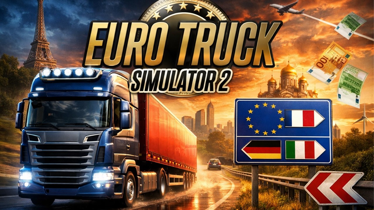 Euro Truck Simulator 2 – Viața reală de camionagiu @Paul ionut