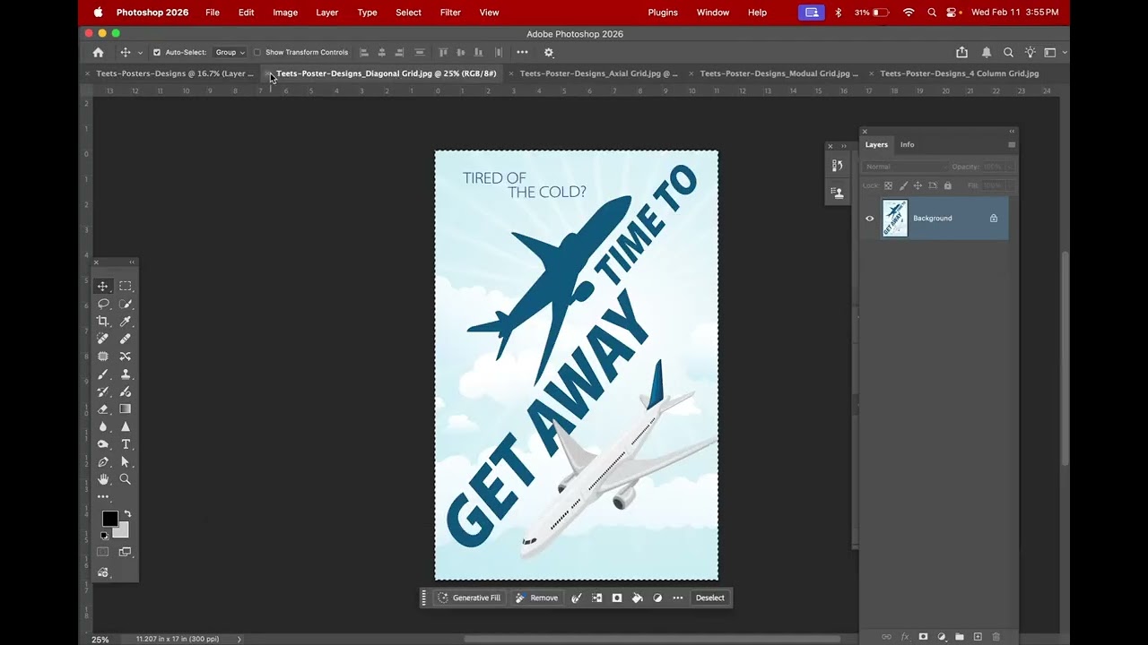 Printing Poster Designs in Photoshop