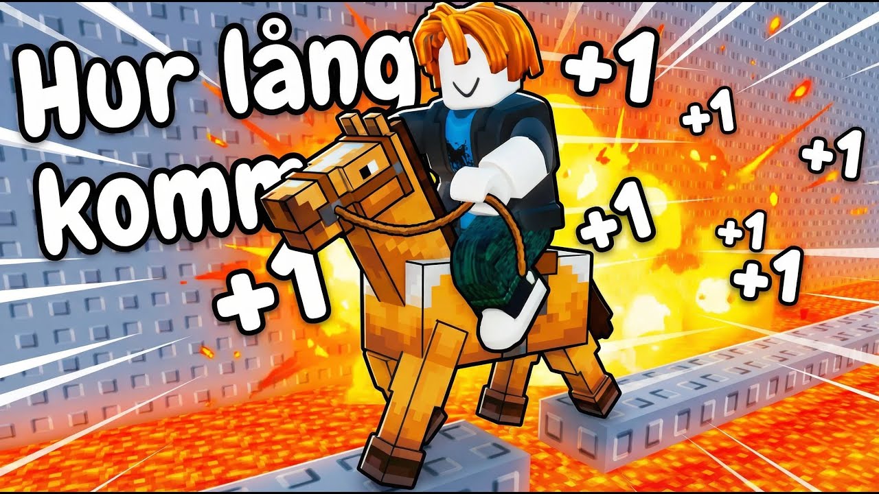 Roblox +1 Horse Speed Escape! - Hur långt kommer jag?