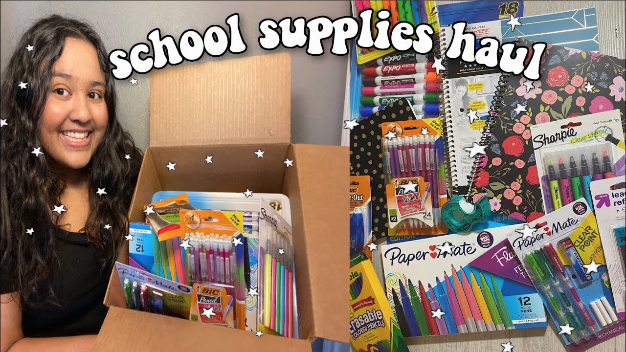BACK TO SCHOOL SUPPLIES HAUL 2020! what's in my backpack!