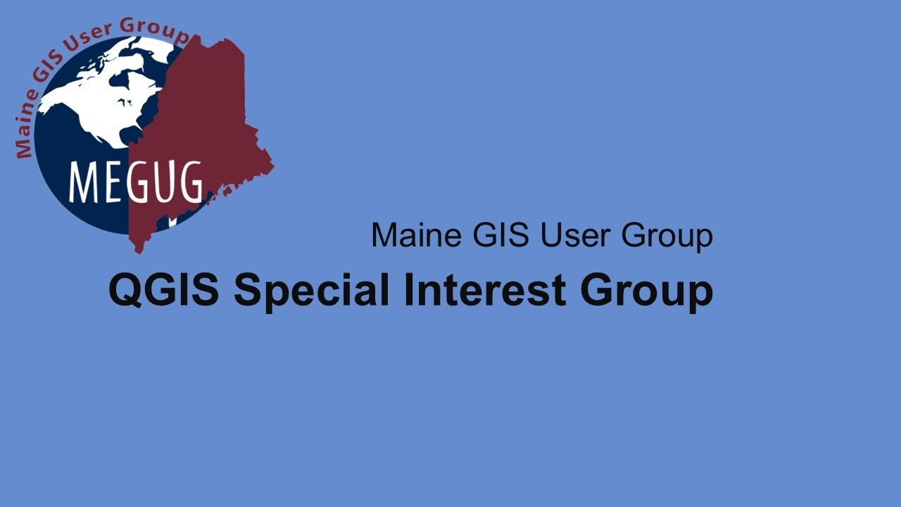 MEGUG QGIS Special Interest Group kickoff meeting, 2/26/2026