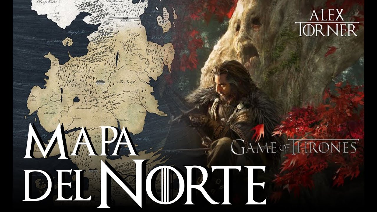 EL NORTE ❄️🐺 | Mapa con todas las casas del Norte | Game of Thrones | House of the Dragon.
