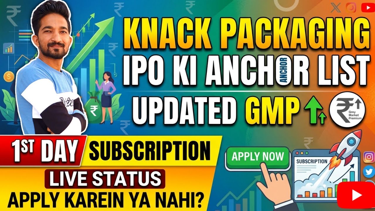 Knack Packaging Ipo Anchor Investors List  & Updated GMP 🤔 || 