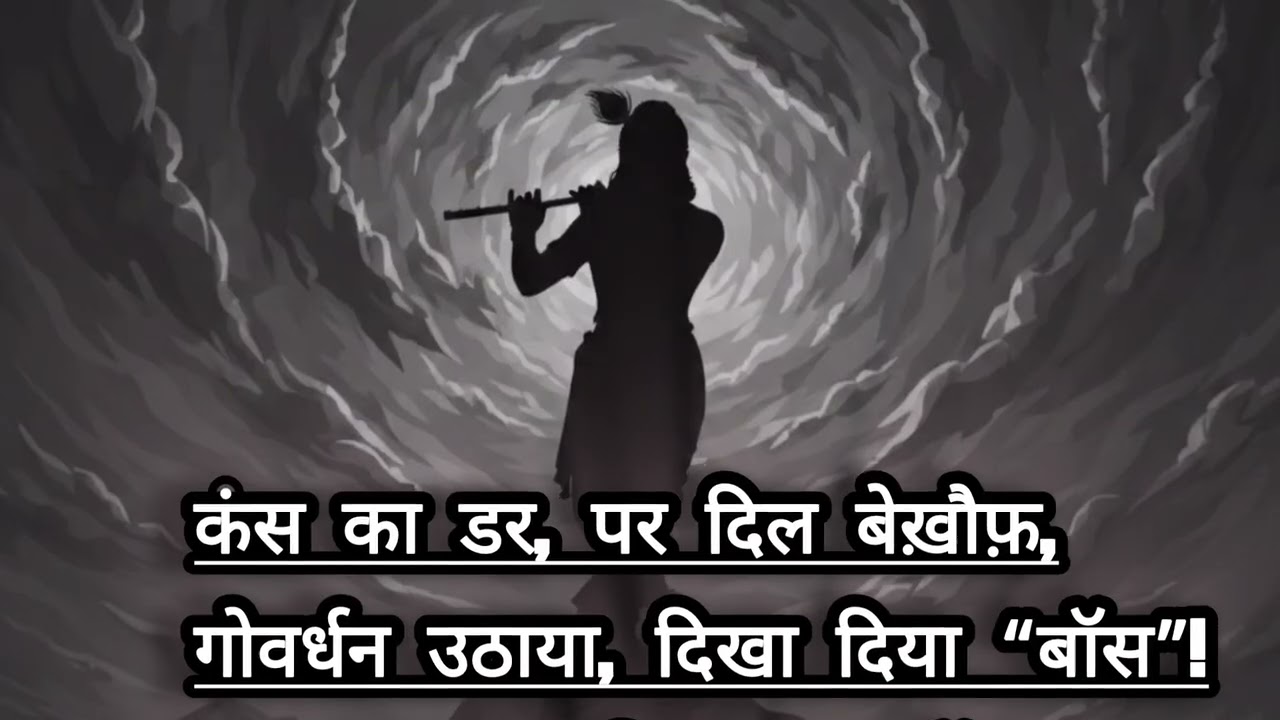 कृष्ण अवतार🙏 | Birth to Glory | Powerful Motivational Hindi Rap & Song 🔥Inspirational Hindi Anthem ⚡