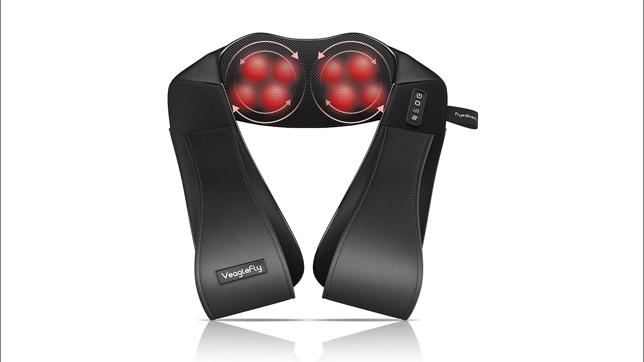 VeagleFly Shiatsu Neck Massager/Shiatsu Back Massager - Unboxing and Review!