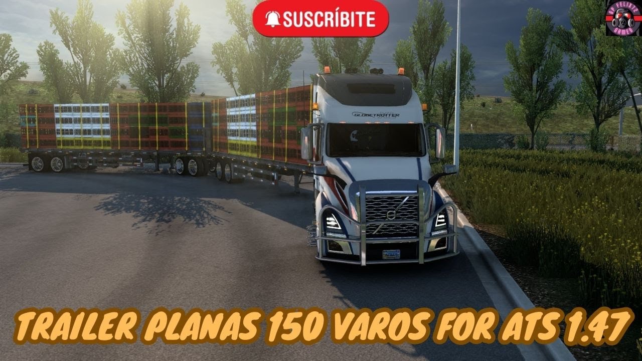 TRAILER PLANAS 150 VAROS FOR ATS 1.47