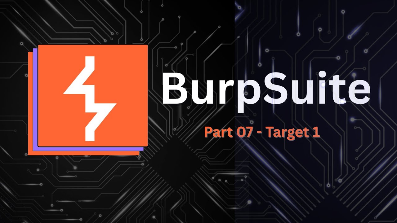 Target | Burp Suite Full Course Tamil | Part 7 (Target - Part 1)