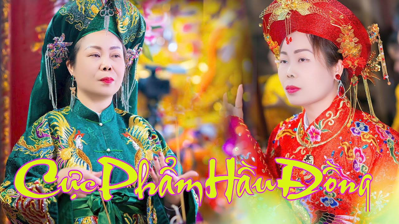Pháp Sư Đồng Thầy: Đặng Lan Nhất Tâm Bắc Ghế Hầu Thánh Tại Đền Mẫu Hưng Yên 2025 HD 1