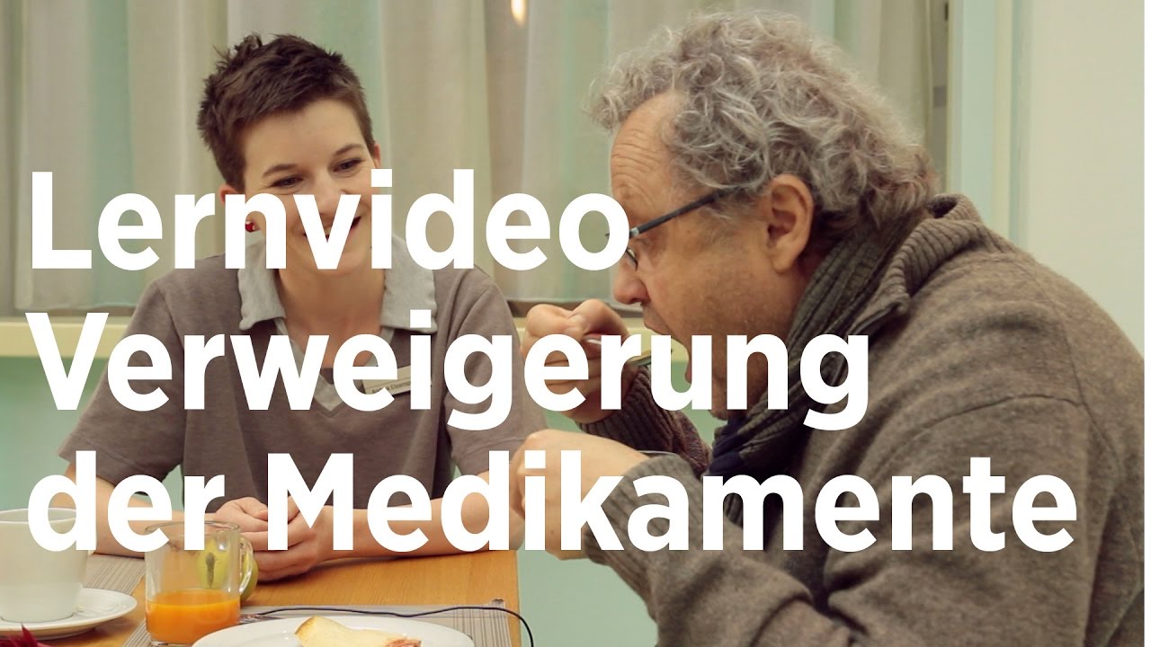 Lernvideo: Medikamentenverweigerung bei Demenz