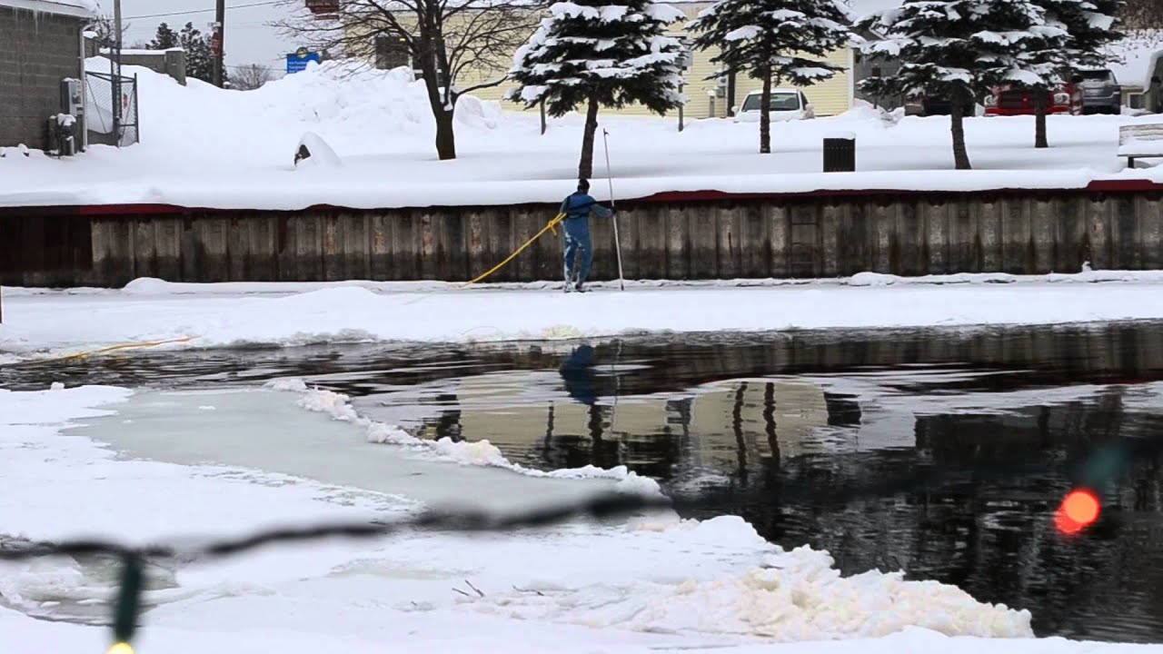 Cheboygan River Crossing - December 17th, 2013