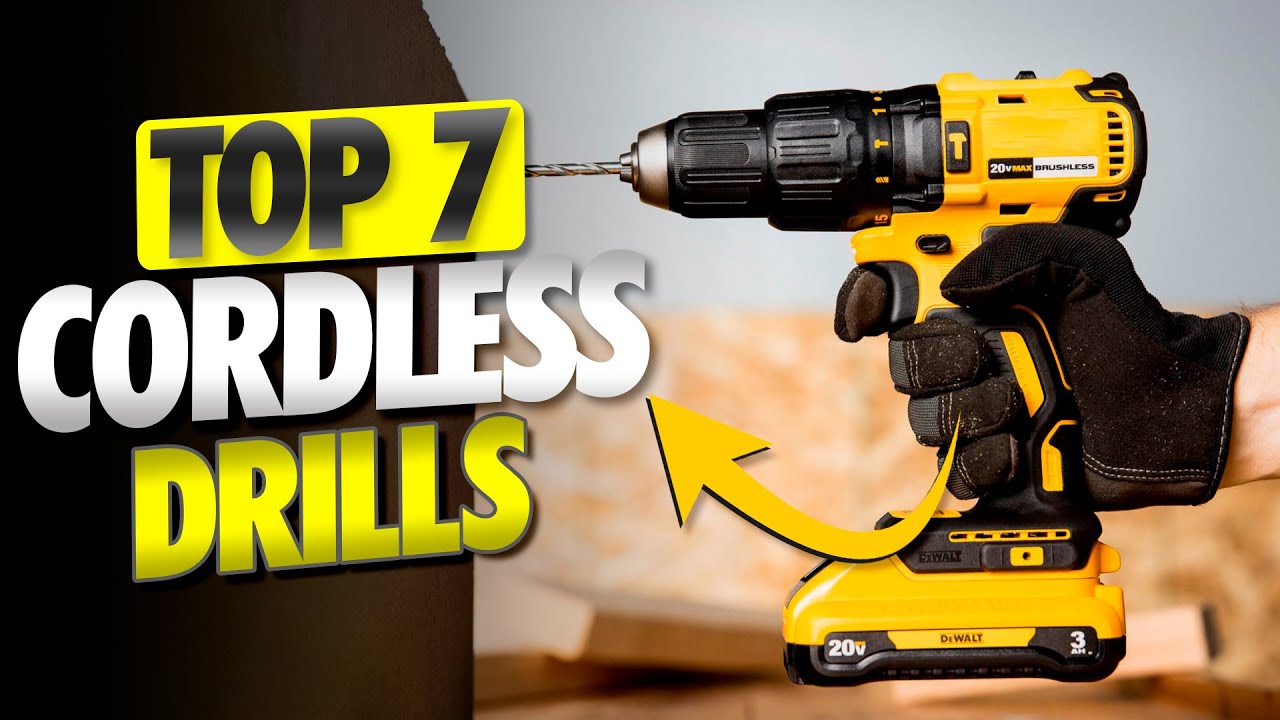 Top 7 Best CORDLESS DRILLS on Amazon [2025] ✅ [Cheap] For DIY / With Battery / Under $100