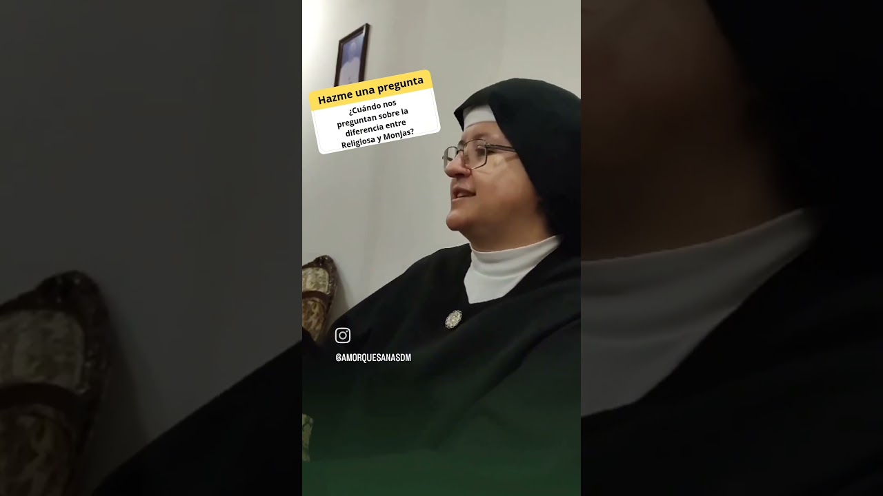 🙋&zwj;♀️ &iquest;Qu&eacute; si Monjas y Religiosas es lo mismo?🤔#short #siervasdemaria #Religiosas #AQS