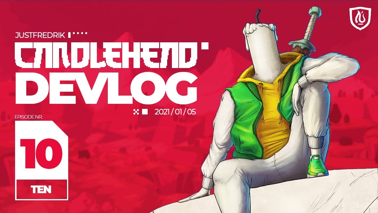 Devlog 10 | Candlehead - Doublejump, Groundpound a new Enemy