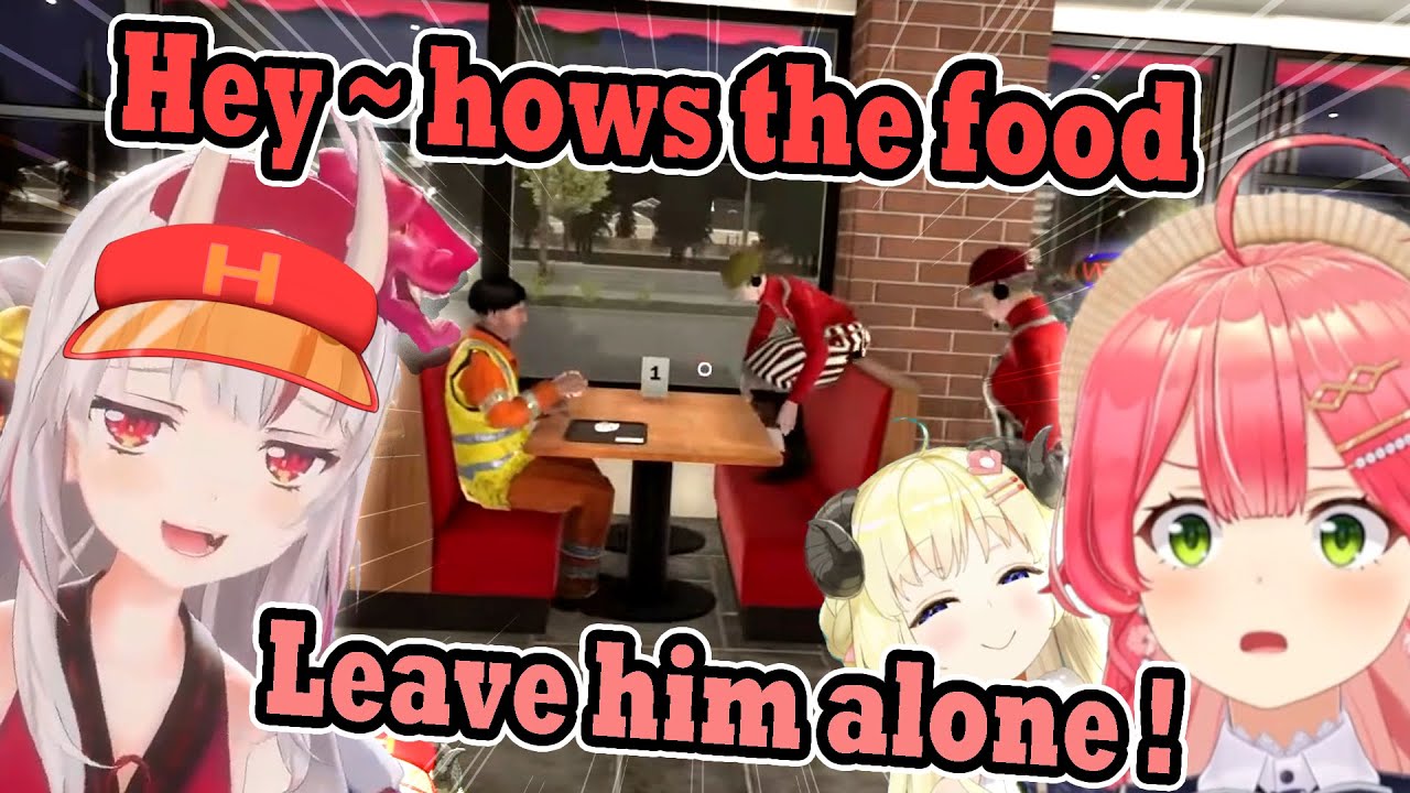 Miko realized training an Oni girl and a Sheep to be Holonalds employees aren't that easy