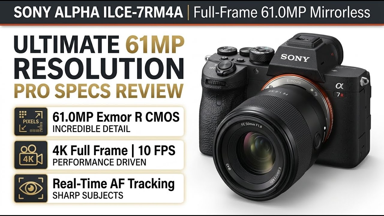 Sony Alpha ILCE-7RM4A 61.0MP Mirrorless Camera Review | Review in Hindi | Features