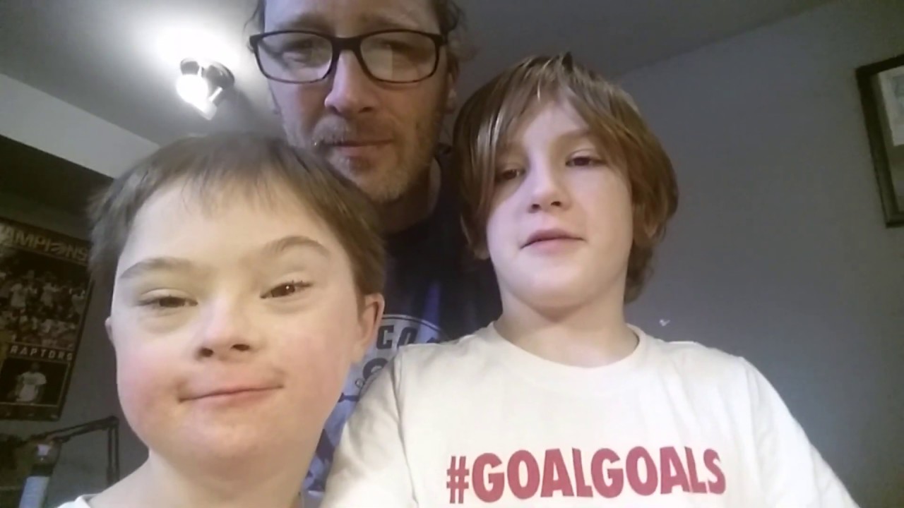 NEW ART CHALLENGE: Griffin, Turner and Dad.