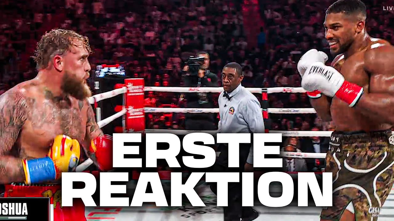 SPRACHLOS! JAKE PAUL vs ANTHONY JOSHUA WAR.... KOMISCH!