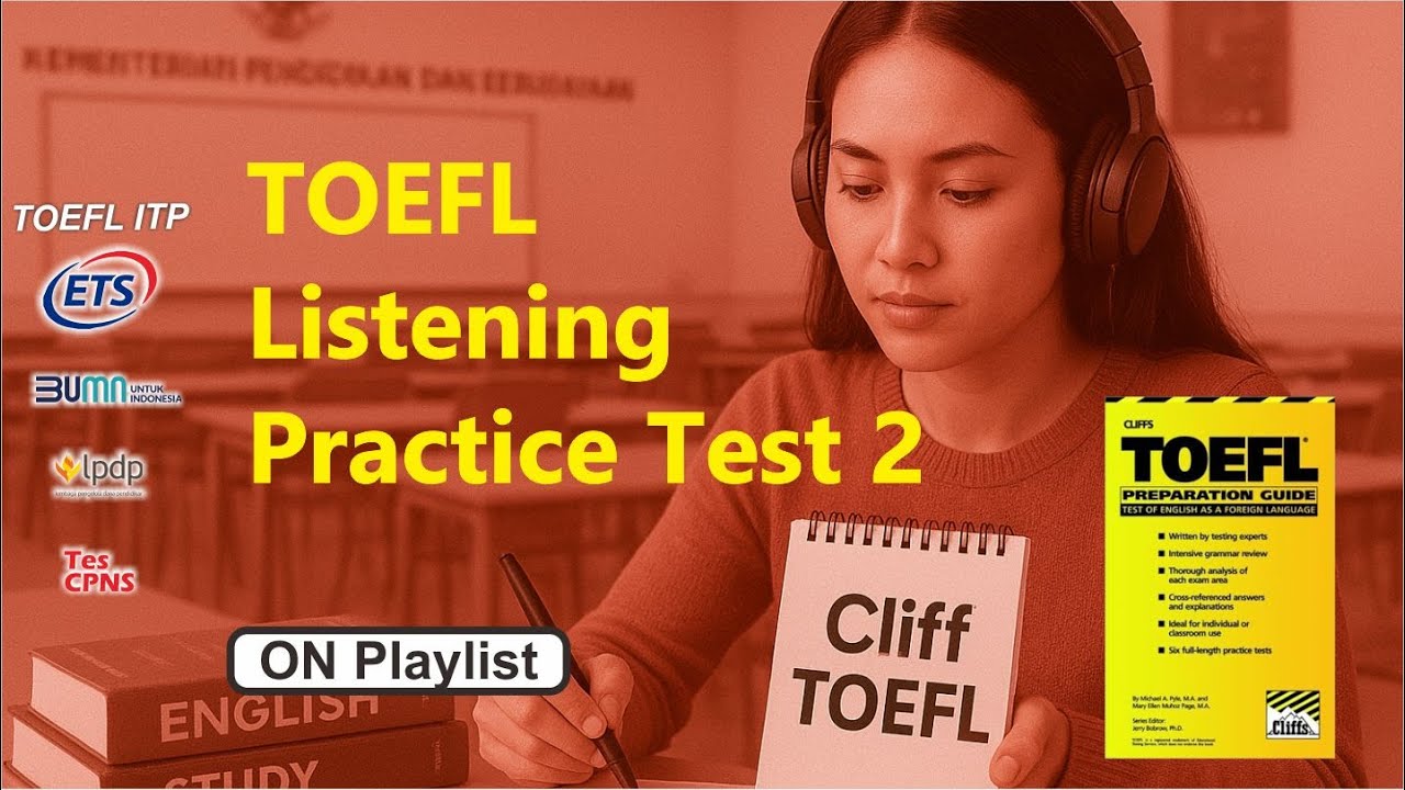 Full TOEFL Listening ITP Practice Test Series question 1 to 50 with answers Cliff | Practice test 2