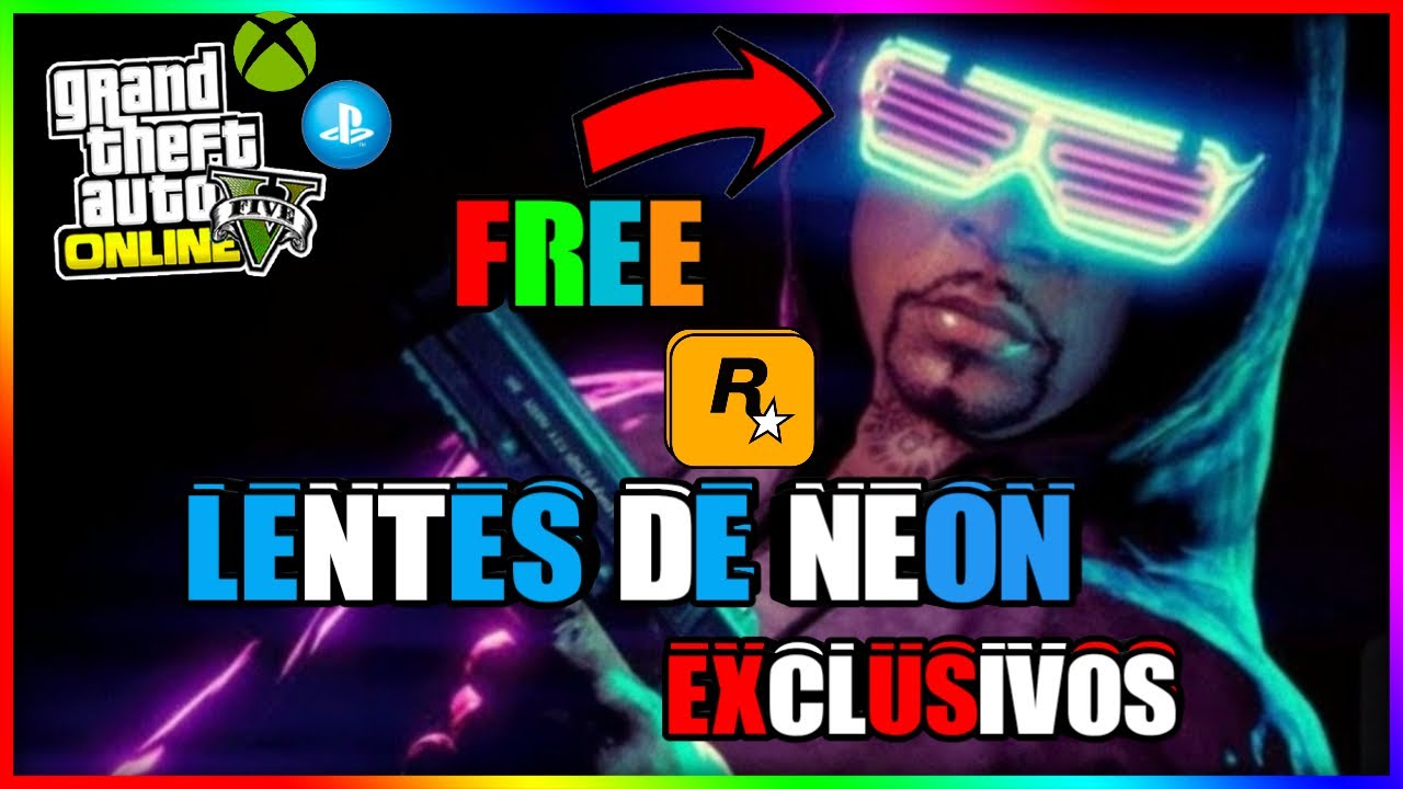 !COMO CONSEGUIR LENTES EXCLUSIVOS!  *GTA V ONLINE*  (SOLO)  (LENTES DE NEON) /PS4/XBOX/PC
