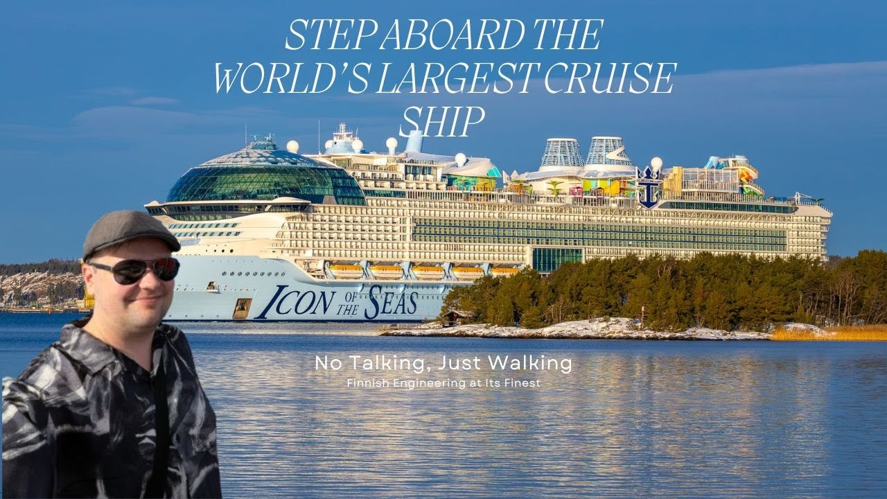 No Talking, Just Walking on the World’s Largest Cruise Ship – Full Tour | This Is Icon of the Seas