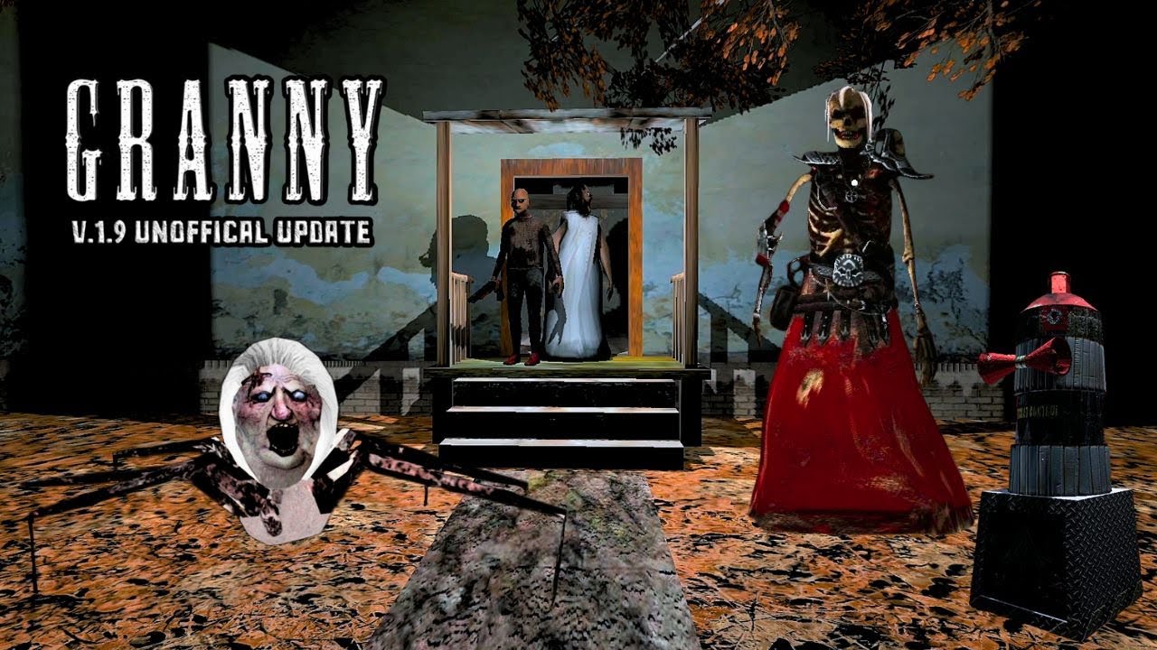 Granny v1.9 Unofficial Update PC (Extra Alarm) Door Escape - Full Gameplay