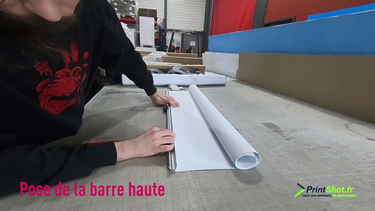 Montage et impression d'un Roll Up