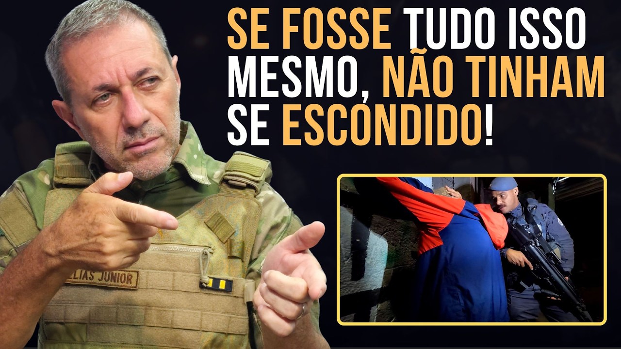 A Pol&iacute;cia chegou! Criminosos correm e se escondem dentro da comunidade. Diretor Elias Junior