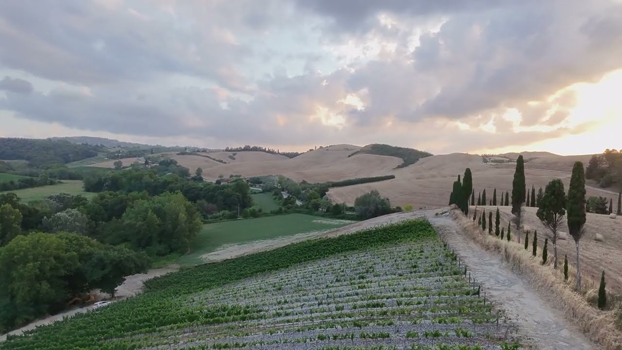 dji NEO country July Tuscany