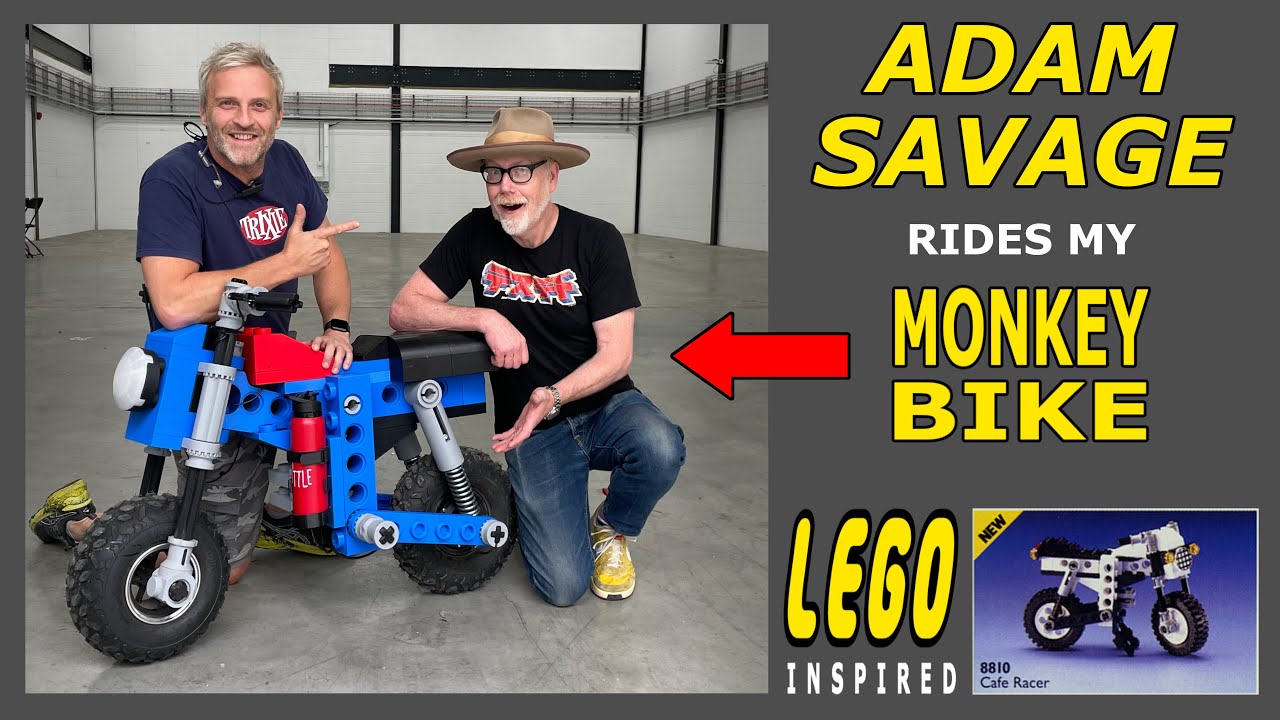 GIANT Lego Inspired Monkey Bike with Adam Savage - Part 2