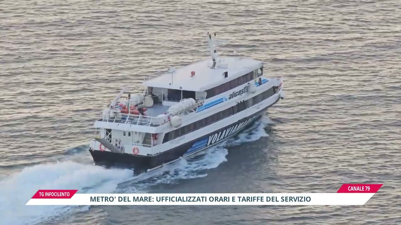 Metro' del Mare: ufficializzati orari e tariffe del servizio