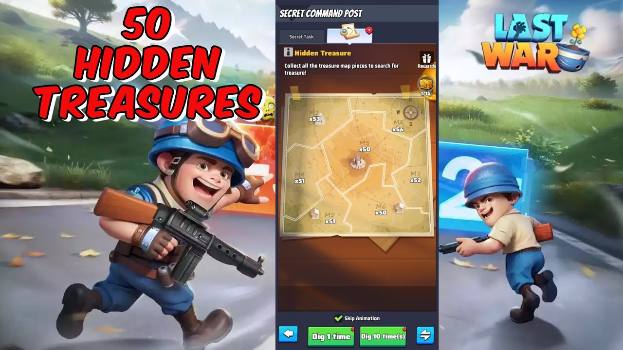 Opening 50 Secret Treasures - Last War Survival