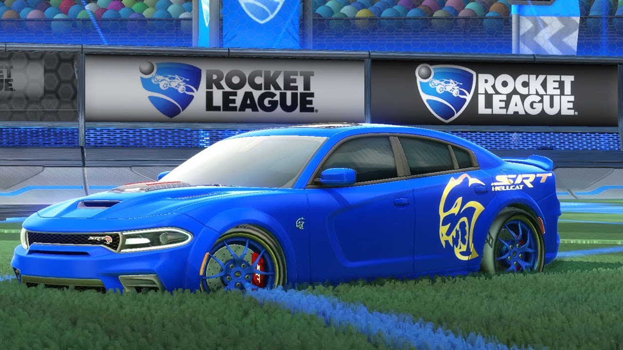 The *NEW* Dodge Charger SRT Hellcat Is Actually INSANE! - Rocket League Gameplay