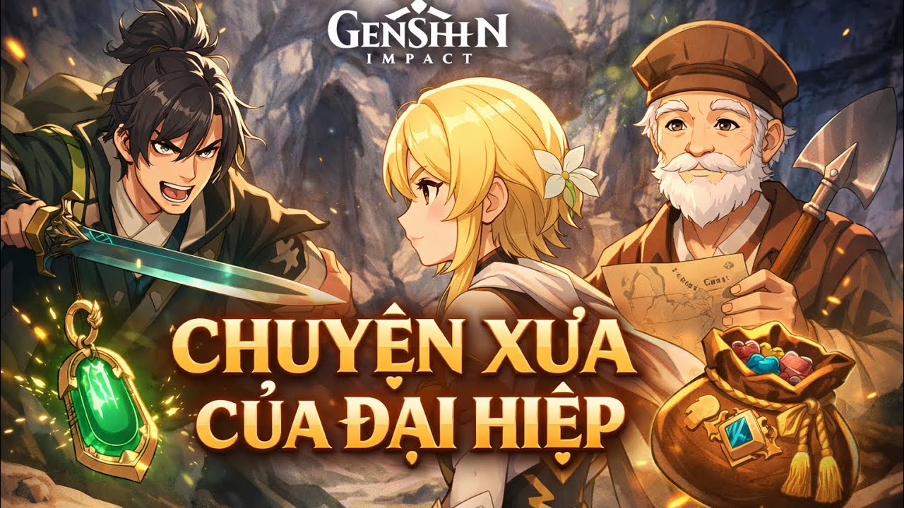 CHUYỆN XƯA CỦA ĐẠI HIỆP | Nhiệm Vụ Thế Giới Genshin Impact | Hướng Dẫn ĐẦY ĐỦ