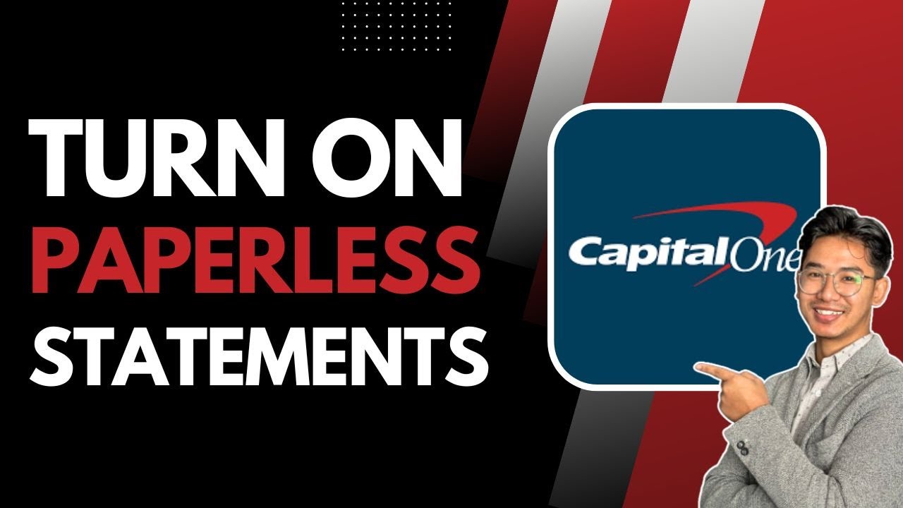 How to turn on paperless statements for Capital One