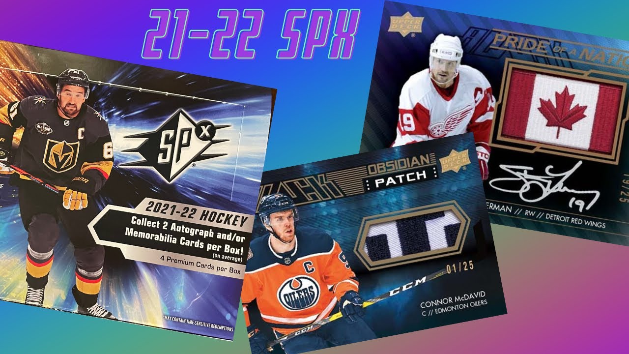 THE COVER MAN!! | [2] 2021-22 SPx Hockey Hobby Box Opening
