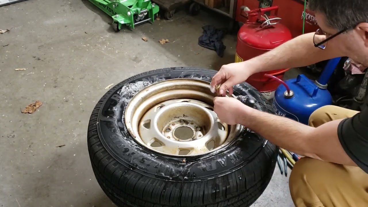 How to seat a stubborn tire bead. With a bike inner tube.