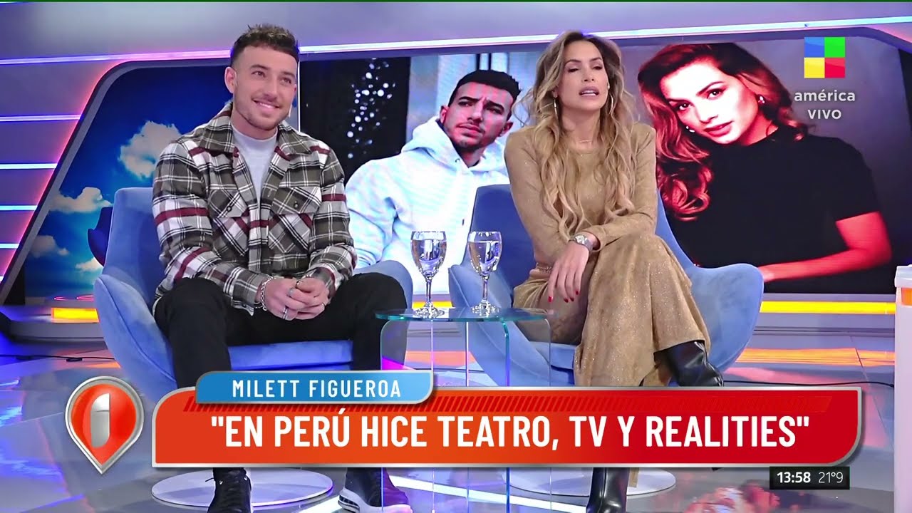 Martín Salwe y Milett Figuera, la dupla picante del 