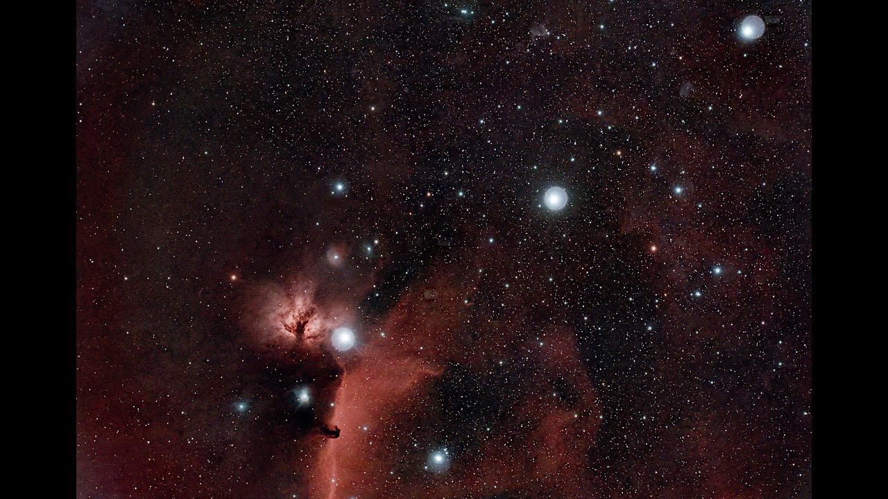 SV555 28th　オリオン座の三つ星と馬頭星雲