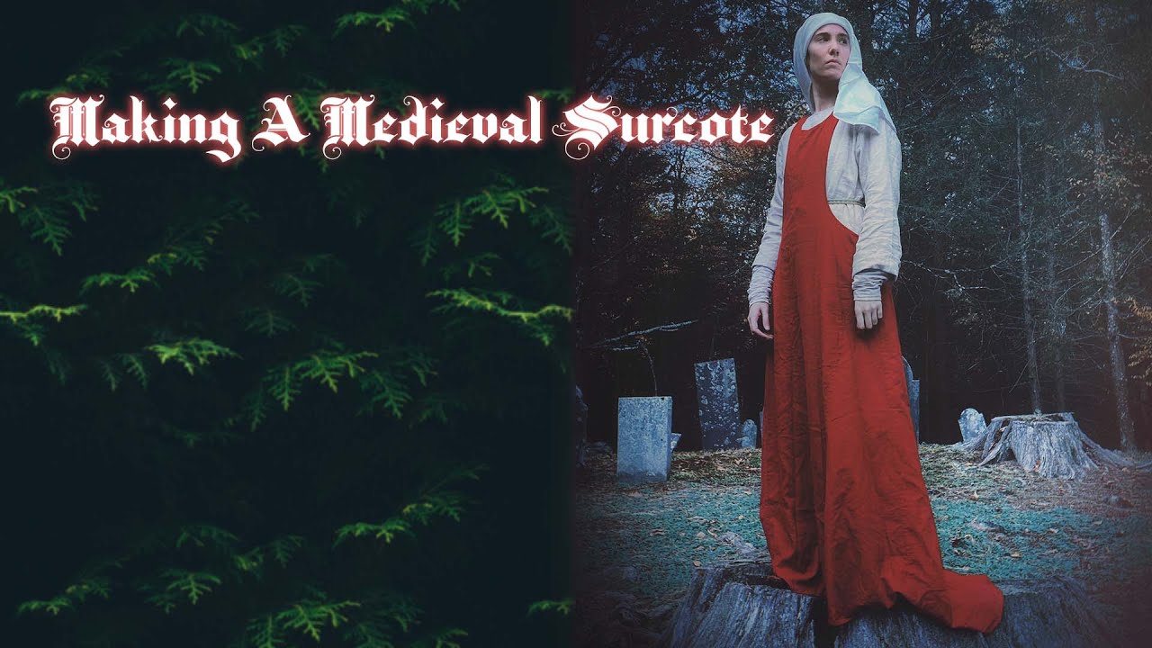 Making a Red Medieval Surcote