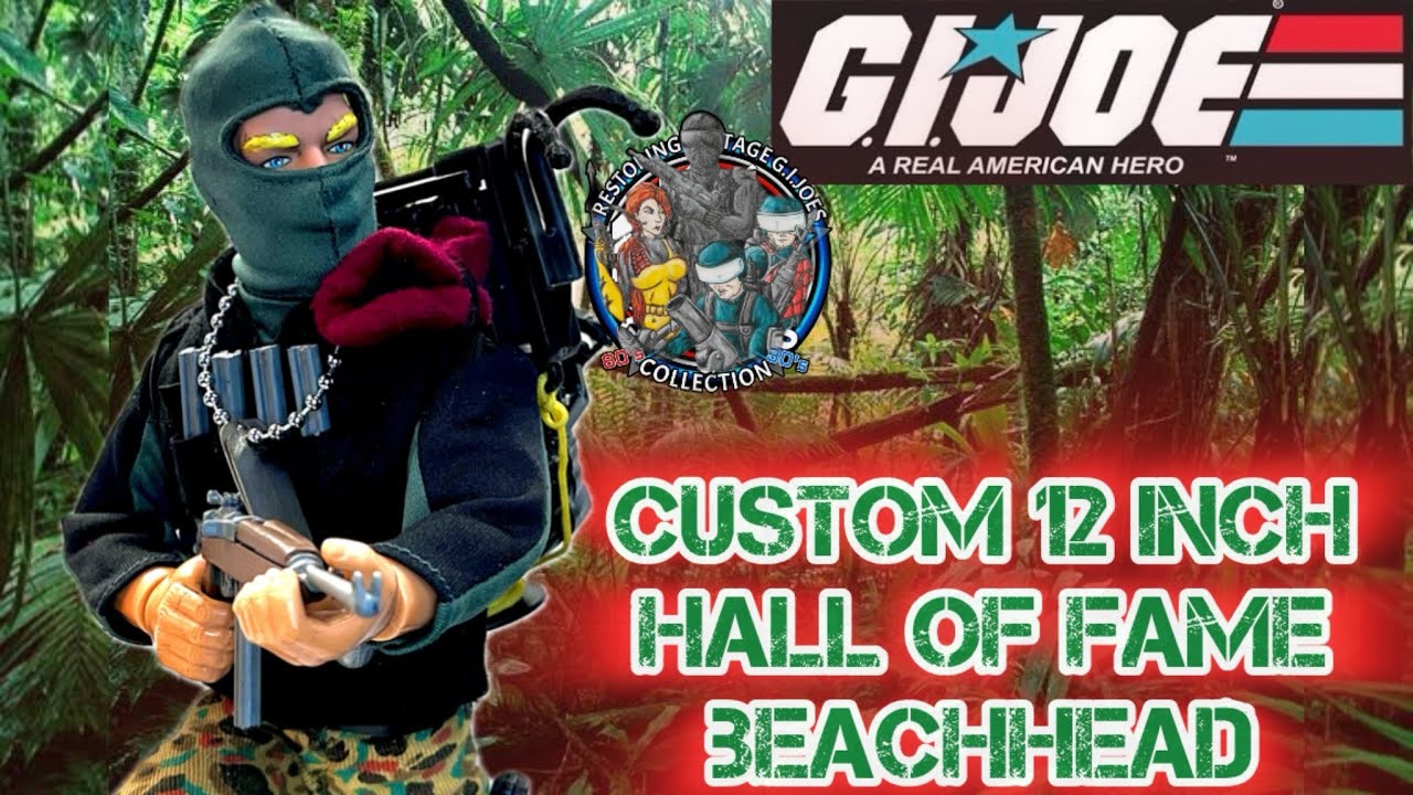 I Built a Custom 12 Inch GI Joe Beachhead Figure #gijoetoys #hasbrogijoe #customgijoe