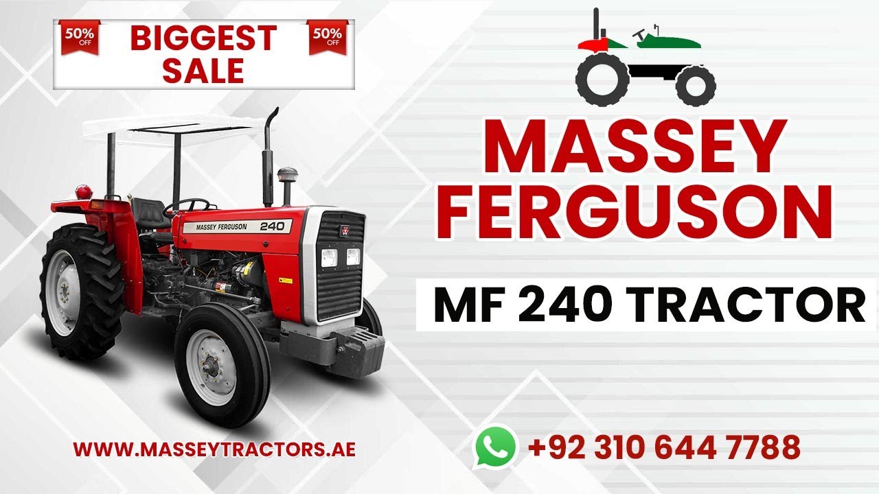 Massey Ferguson MF 240 - 50HP Tractors For Sale in United Arab Emirates (UAE)