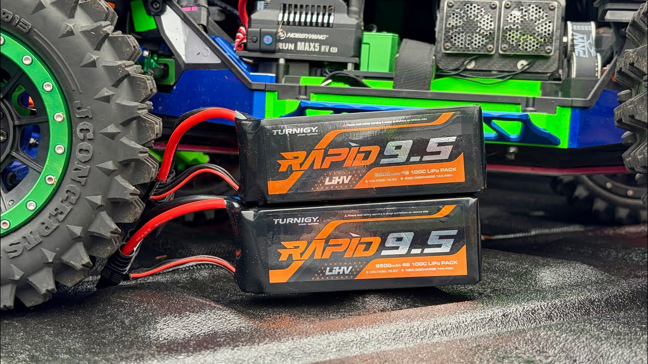 Тестирование совместимости аккумулятора Turnigy Rapid 9.5 9500 Mah 4s 100c с моими радиоуправляем...