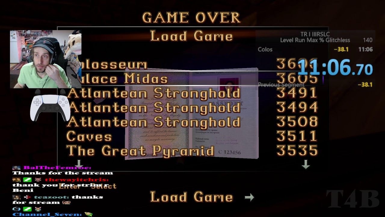 Tomb Raider Speedruns Tank Controls