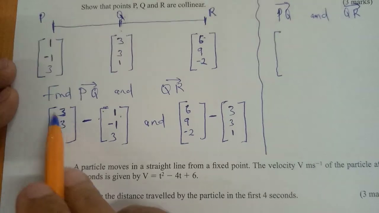 KCSE 2020 - VECTORS