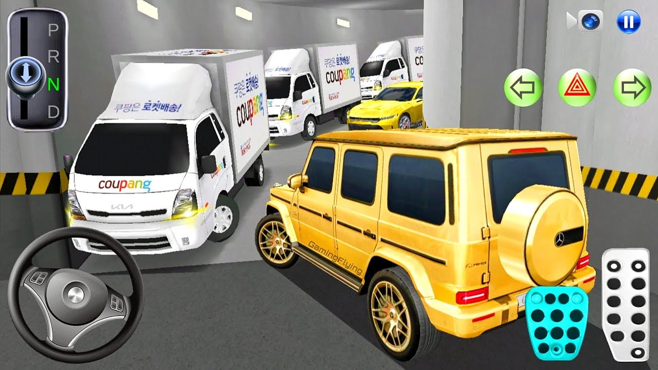 New Mercedes car Stuck in Parking Garage - 3D Driving Class 2026 - 3D Driving Class - Car Game
