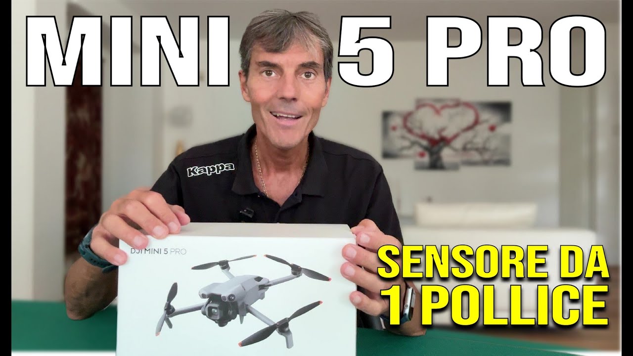 DJI MINI 5 PRO sensore da 1 Pollice e pronto per il C1 - Unboxing